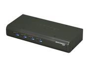 TRENDnet TK 423K 4 Port USB PS 2 Audio KVM Switch Kit