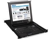 Tripp Lite 16 Port 1U Rack Mount Console KVM Switch with 17 in. LCD and IP Remote Access B020 016 17 IP