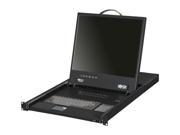Tripp Lite 8 Port 1U Rack Mount Console KVM Switch with 19 in. LCD PS 2 or USB VGA TAA B040 008 19