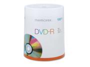 memorex 4.7GB 16X DVD R 100 Packs Disc Model 05641