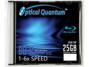 Vinpower Optical Quantum Blu-ray Disc - 25 GB, 6X, 1 Pack with Logo Top Vinpower Optical Quantum Blu-ray Disc - 25 GB, 6X, 1 Pack with Logo Top
