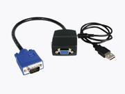 StarTech ST122LE 2 Port VGA Video Splitter USB Powered