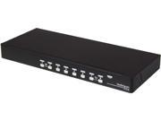 StarTech SV831DUSBUK 8 Port 1U Rack Mount USB KVM Switch Kit with OSD and Cables
