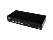 StarTech SV431USBDDM 4 Port USB VGA KVM Switch with DDM Fast Switching Technology and Cable