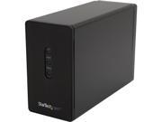 StarTech Black Dual bay 2.5in hard drive enclosure USB 3.0 to SATA III 6Gbps with RAID