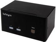 StarTech.com 2 port KVM Switch with Dual VGA and 2 port USB Hub USB 2.0