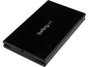 StarTech.com USB 3.1 10Gbps 2.5in SATA SSD HDD Enclosure with Integrated USB C Cable SATA I II III and UASP Support