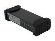 SYBA SY KVM20107 4 Port USB VGA KVM Switch with Speaker Microphone Printer and Thumb Drive Support