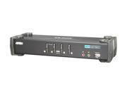 ATEN CS1764A 4 Port USB2.0 DVI KVMP Switch Cables Included