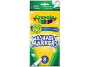 Crayola 587836 Washable Markers Fine Point Bold Colors 8 Set