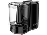 BLACK DECKER HC300B One Touch 3 Cups Capacity Electric Food Chopper with Improved Assembly Lid Black