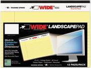 Roaring Spring Paper Products 74601 Landscape Wide Pads 40 Sheets Per Pad