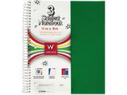 5 Subject Poly Notebook 11 X 8 College medium Assorted 180 Sheets