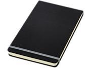 TOPS Black Cover Wide Ruled Top Bound Journal 6 EA CT