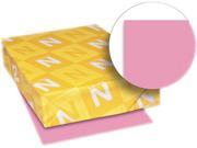 Wausau Paper Astrobrights Colored Card Stock, Pulsar Pink , 8 1/2" (W) x 11" (L) , 250 Sheets