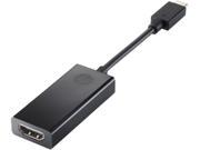 HP N9K76AA External Video Adapter Usb Type C Vga Black For Chromebook 13 G1; Elite Slice For Meeting Rooms Slice G1; Elitebook 1040 G3; Zbook 17 G3
