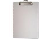 Plastic Clipboard 1 2 Capacity Holds 8 1 2 x 11 Clear