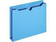 File Jacket Two Inch Expansion Letter Blue 50 Box