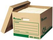 Recycled Record Storage Box Letter Legal 12 X 15 X 10 Kraft 12 Car