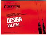 Design Vellum Paper 16Lb White 18 X 24 50 Sheets Pad