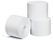 Single Ply Thermal Paper Rolls 2 1 4 X 165 Ft White 3 Pack