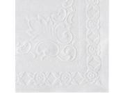 Hoffmaster 601SE1014 Classic Embossed Straight Edge Placemats 10 x 14 White 1000 Carton 1 Carton