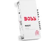 BOSS Audio MR1002 Riot 200W 2 Channel Full Range Class A B Amplifier