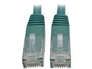Tripp Lite 2ft Cat6 Gigabit Molded Patch Cable RJ45 M M 550MHz 24 AWG Green