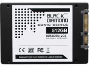 Black Diamond Memory Sonic Series BDSSDS512G 2.5 512GB SATA III Internal Solid State Drive