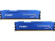 HyperX Fury Series 8GB 2 x 4GB 240 Pin DDR3 SDRAM DDR3 1600 PC3 12800 Desktop Memory Model HX316C10FK2 8