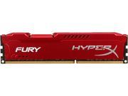 HyperX FURY 8GB 240 Pin DDR3 SDRAM DDR3 1600 PC3 12800 Desktop Memory Model HX316C10FR 8