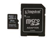 Kingston 8GB microSDHC Flash Card Model SDC4 8GBET