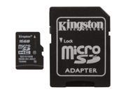 Kingston 16GB microSDHC Flash Card Model SDC10 16GB
