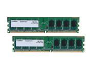 Mushkin Enhanced 2GB 2 x 1GB 240 Pin DDR2 SDRAM DDR2 667 PC2 5300 Dual Channel Kit Desktop Memory Model 991503