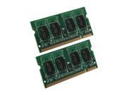 Mushkin Enhanced 2GB 2 x 1GB 200 Pin DDR2 SO DIMM DDR2 667 PC2 5300 Dual Channel Kit Memory for Apple Notebook Model 976504A