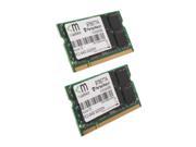 Mushkin Enhanced 4GB 2 x 2GB 200 Pin DDR2 SO DIMM DDR2 800 PC2 6400 Dual Channel Kit Memory For Apple Model 976577a
