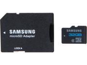 SAMSUNG 32GB microSDHC Flash Card w Adapter Model MB MSBGBA AM