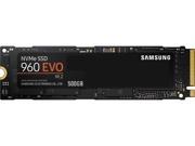 SAMSUNG 960 EVO M.2 500GB NVMe PCI Express 3.0 x4 Internal Solid State Drive SSD MZ V6E500BW