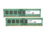 Crucial 8GB 2 x 4GB 240 Pin DDR3 SDRAM DDR3 1333 PC3 10600 Desktop Memory Model CT2KIT51264BA1339