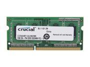 Crucial 2GB 204 Pin DDR3 SO DIMM DDR3L 1333 PC3L 10600 Laptop Memory Model CT25664BF1339