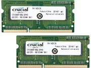 Crucial 8GB 2 x 4GB 204 Pin DDR3 SO DIMM DDR3L 1600 PC3L 12800 Laptop Memory Model CT2KIT51264BF160BJ