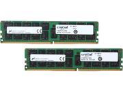 Crucial 32GB 2 x 16GB 288 Pin DDR4 SDRAM ECC DDR4 2133 PC4 17000 Server Memory Model CT2K16G4RFD4213