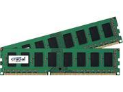 Crucial 4GB 2 x 2GB 204 Pin DDR3 SO DIMM DDR3 1600 PC3 12800 Laptop Memory Model CT2K25664BA160BA