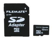 Wintec FileMate Mobile Professional 32GB microSDHC Flash Memory Card with SDHC Adapter Model 3FMUSD32GBC10 R