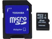 Toshiba 8GB microSDHC Flash Card Model PFM008U 1DAK