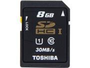 Toshiba 8GB Secure Digital High Capacity SDHC Flash Card Model PFS008U 1DCK