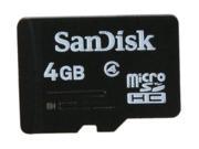 SanDisk 4GB microSDHC Mobile Memory Card Model SDSDQ 4096 P36M