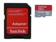 SanDisk Ultra UHS I 64GB microSDXC Flash Card Model SDSDQUI 064G A11