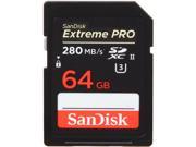 SanDisk Extreme Pro 64GB Secure Digital Extended Capacity SDXC Flash Card Model SDSDXPB 064G A46