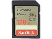 SanDisk Extreme 128GB Secure Digital Extended Capacity SDXC Flash Card Global Model SDSDXN 128G G46